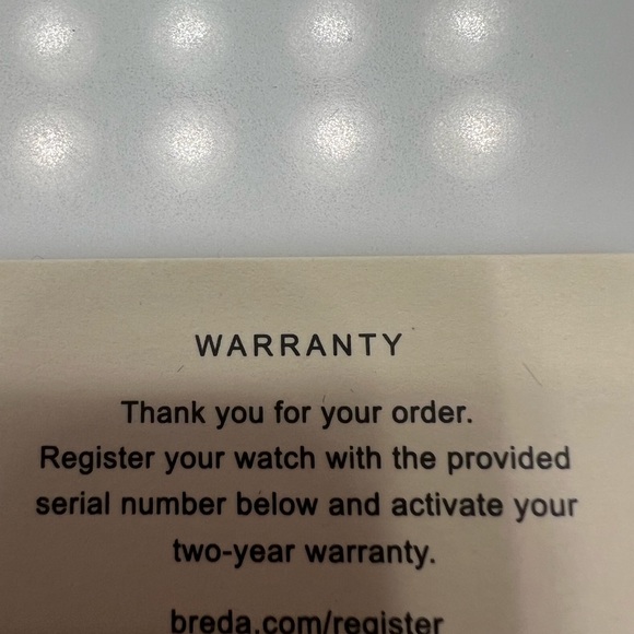 Breda Virgil Croc Embossed Brown Leather Strap Watch - Picture 3 of 3